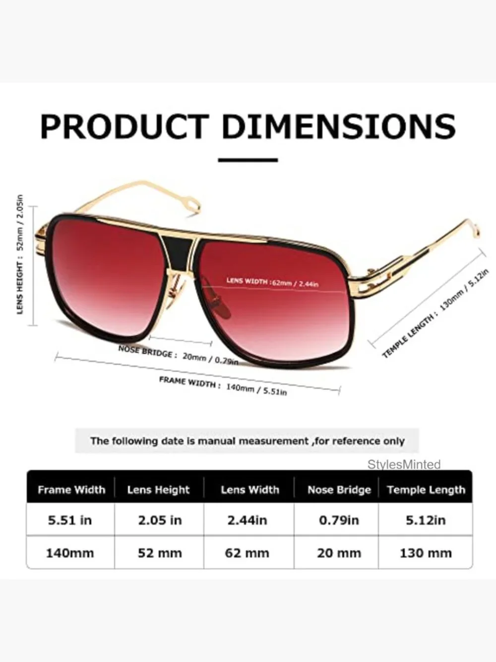 Punk Style Shield Sunglasses Metal Frame Goggle UV400
